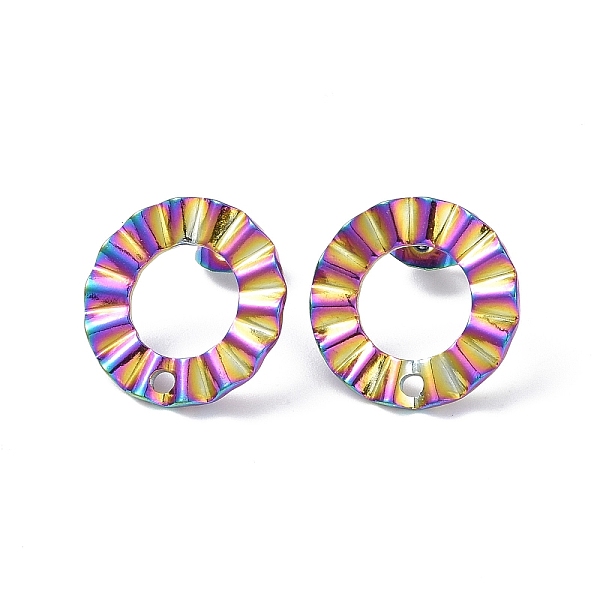PandaHall Ion Plating(IP) 304 Stainless Steel Stud Earring Finding, Ring, Rainbow Color, 18mm, Hole: 1.6mm, Pin: 0.8mm 304 Stainless Steel...
PandaHall Ion Plating(IP) 304 Stainless Steel Stud Earring Finding, Ring, Rainbow Color, 18mm, Hole: 1.6mm, Pin: 0.8mm 304 Stainless Steel...