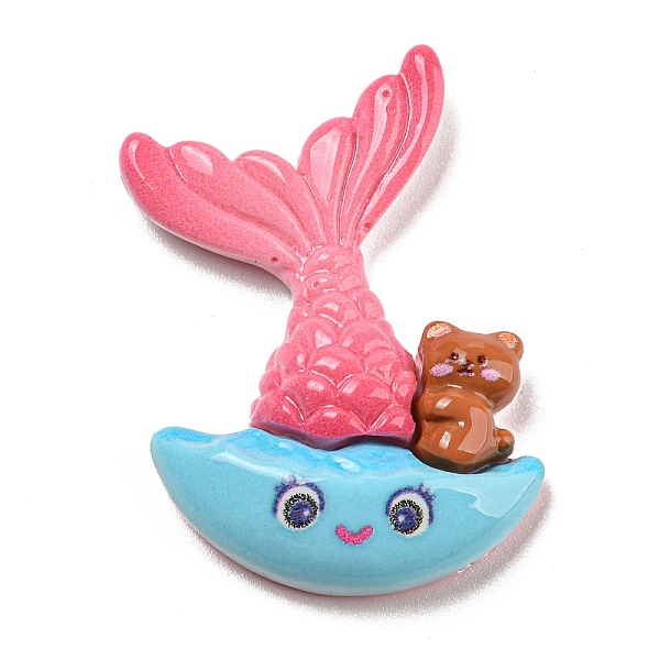 PandaHall Cute Opaque Resin Cabochons, Marine Animal Cabochons, Mermaid, 34.5x27x8mm Resin Mermaid
PandaHall Cute Opaque Resin Cabochons, Marine Animal Cabochons, Mermaid, 34.5x27x8mm Resin Mermaid