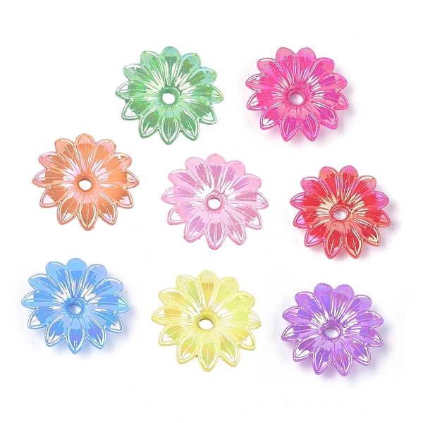 PandaHall Opaque AS Plastic Bead Caps, Pearlized, Flower, Mixed Color, 32x32x7mm, Hole: 4mm, about 350pcs/500g Plastic Multicolor
PandaHall Opaque AS Plastic Bead Caps, Pearlized, Flower, Mixed Color, 32x32x7mm, Hole: 4mm, about 350pcs/500g Plastic Multicolor