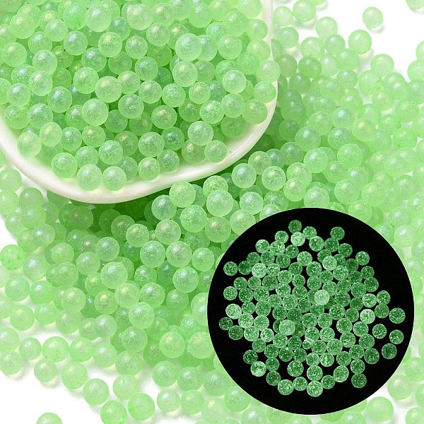 PandaHall Luminous Glow in the Dark Transparent Glass Round Beads, No Hole/Undrilled, Lime, 5mm, about 2800Pcs/bag Glass Round Green
PandaHall Luminous Glow in the Dark Transparent Glass Round Beads, No Hole/Undrilled, Lime, 5mm, about 2800Pcs/bag Glass Round Green