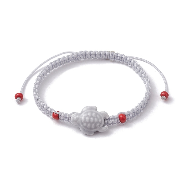 PandaHall Porcelain Tortoise Braided Bead Bracelets, Nylon Adjustable Bracelet, Light Grey, Inner Diameter: 2~2-7/8 inch(5~7.3cm) Porcelain...
PandaHall Porcelain Tortoise Braided Bead Bracelets, Nylon Adjustable Bracelet, Light Grey, Inner Diameter: 2~2-7/8 inch(5~7.3cm) Porcelain...