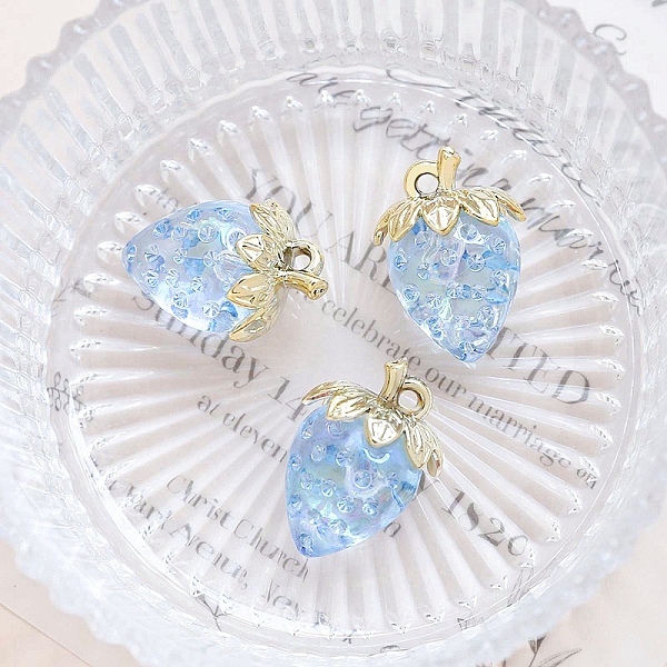 PandaHall Acrylic Pendants, Strawberry, Light Sky Blue, 32x23mm Acrylic Strawberry
PandaHall Acrylic Pendants, Strawberry, Light Sky Blue, 32x23mm Acrylic Strawberry