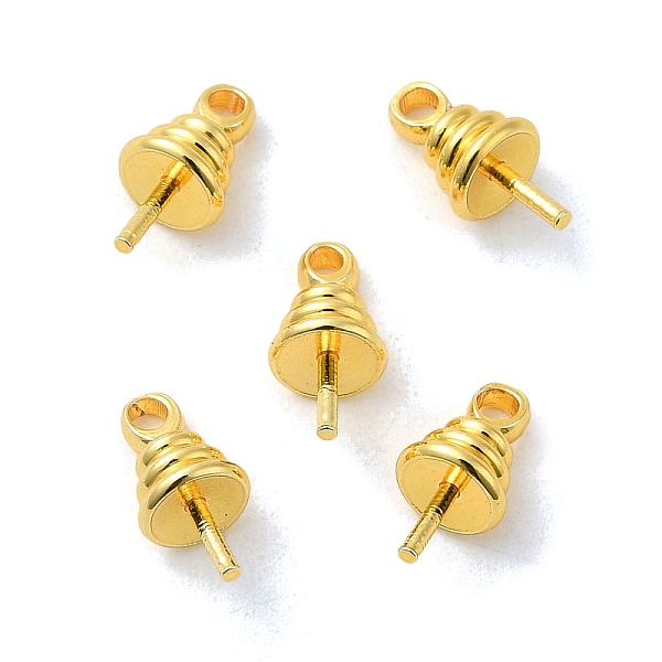 PandaHall Rack Plating Brass Cup Peg Bails Pin Pendants, Long-Lasting Plated, for Half Drilled Beads, Real 18K Gold Plated, 9.5x5mm, Hole...
PandaHall Rack Plating Brass Cup Peg Bails Pin Pendants, Long-Lasting Plated, for Half Drilled Beads, Real 18K Gold Plated, 9.5x5mm, Hole...