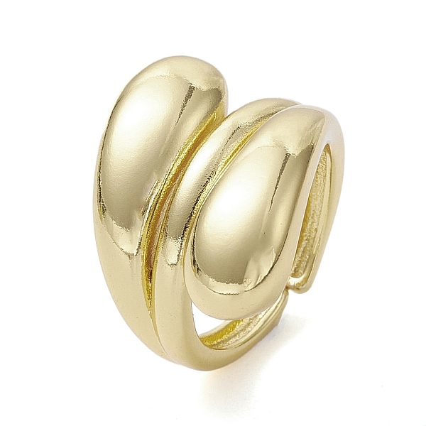 PandaHall Rack Plating Brass Open Cuff Rings, Teardrop, Real 18K Gold Plated, Inner Diameter: 15.3mm Brass Teardrop
PandaHall Rack Plating Brass Open Cuff Rings, Teardrop, Real 18K Gold Plated, Inner Diameter: 15.3mm Brass Teardrop