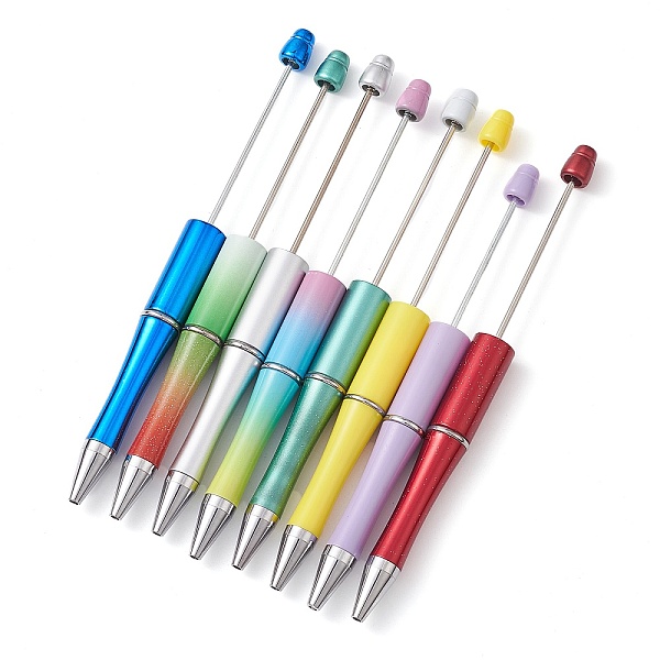PandaHall Plastic Ball-Point Pen, Beadable Pen, for DIY Personalized Pen with Jewelry Bead, Mixed Color, 135x11.5mm Plastic Pen Multicolor
PandaHall Plastic Ball-Point Pen, Beadable Pen, for DIY Personalized Pen with Jewelry Bead, Mixed Color, 135x11.5mm Plastic Pen Multicolor