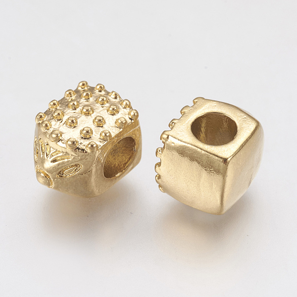 PandaHall Ion Plating(IP) 304 Stainless Steel European Beads, Large Hole Beads, Hedgehog, Golden, 12x8x8.5mm, Hole: 4mm 304 Stainless Steel...
PandaHall Ion Plating(IP) 304 Stainless Steel European Beads, Large Hole Beads, Hedgehog, Golden, 12x8x8.5mm, Hole: 4mm 304 Stainless Steel...