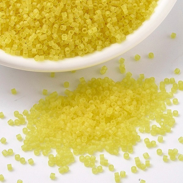 PandaHall MIYUKI Delica Beads, Cylinder, Japanese Seed Beads, 11/0, (DB0743) Matte Transparent Yellow, 1.3x1.6mm, Hole: 0.8mm, about...
PandaHall MIYUKI Delica Beads, Cylinder, Japanese Seed Beads, 11/0, (DB0743) Matte Transparent Yellow, 1.3x1.6mm, Hole: 0.8mm, about...
