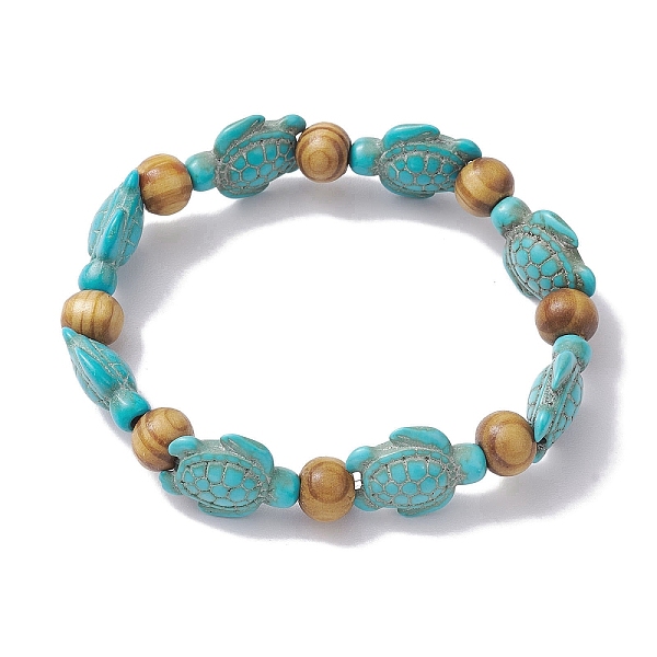 PandaHall Beach Turtle Dye Synthetic Turquoise Beaded Stretch Barcelets, Summer Wood Beaded Stretch Bracelets for Women, Turquoise, Inner..., Green
PandaHall Beach Turtle Dye Synthetic Turquoise Beaded Stretch Barcelets, Summer Wood Beaded Stretch Bracelets for Women, Turquoise, Inner..., Green
