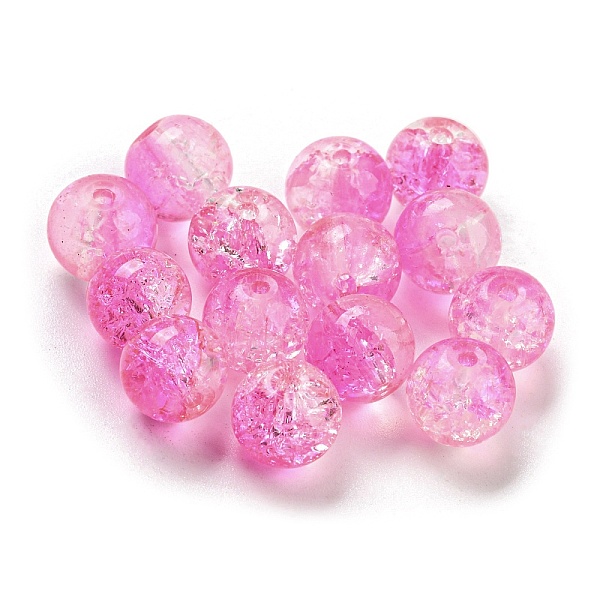PandaHall Transparent Spray Painting Crackle Glass Beads, Round, Deep Pink, 8mm, Hole: 1.6mm, 300pcs/bag Glass Round
PandaHall Transparent Spray Painting Crackle Glass Beads, Round, Deep Pink, 8mm, Hole: 1.6mm, 300pcs/bag Glass Round