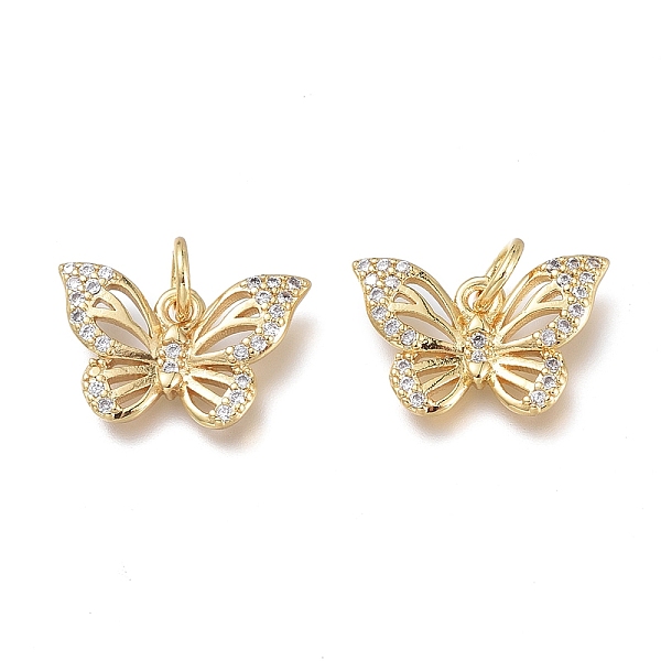 PandaHall Brass Micro Pave Clear Cubic Zirconia Charms, with Jump Rings, Long-Lasting Plated, Butterfly, Real 18K Gold Plated, 14~15x9.5x2mm...
PandaHall Brass Micro Pave Clear Cubic Zirconia Charms, with Jump Rings, Long-Lasting Plated, Butterfly, Real 18K Gold Plated, 14~15x9.5x2mm...