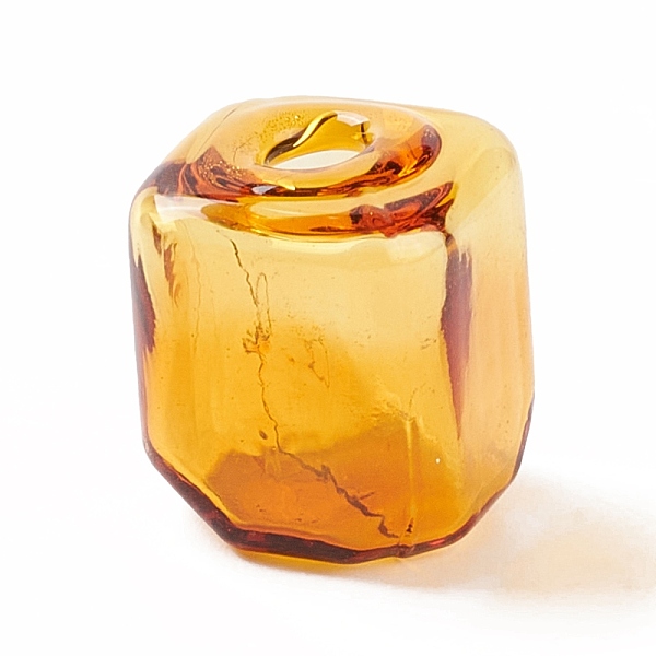 PandaHall Handmade Blown Glass Bottles, for Glass Vial Pendants Making, Square, Goldenrod, 16~16.5x14~15x14~14.5mm, Hole: 3.5~6mm Glass..., Gold
PandaHall Handmade Blown Glass Bottles, for Glass Vial Pendants Making, Square, Goldenrod, 16~16.5x14~15x14~14.5mm, Hole: 3.5~6mm Glass..., Gold