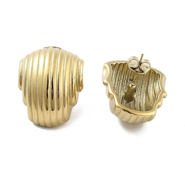 PandaHall 304 Stainless Steel Stud Earrings, Shell Shape, Real 14K Gold Plated, 25x19mm 304 Stainless Steel Shell Shape
PandaHall 304 Stainless Steel Stud Earrings, Shell Shape, Real 14K Gold Plated, 25x19mm 304 Stainless Steel Shell Shape