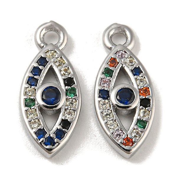 PandaHall Brass Micro Pave Colorful Cubic Zirconia Pendants, Evil Eye, Real Platinum Plated, 13.5x6x2mm, Hole: 1.2mm Brass+Cubic Zirconia...
PandaHall Brass Micro Pave Colorful Cubic Zirconia Pendants, Evil Eye, Real Platinum Plated, 13.5x6x2mm, Hole: 1.2mm Brass+Cubic Zirconia...
