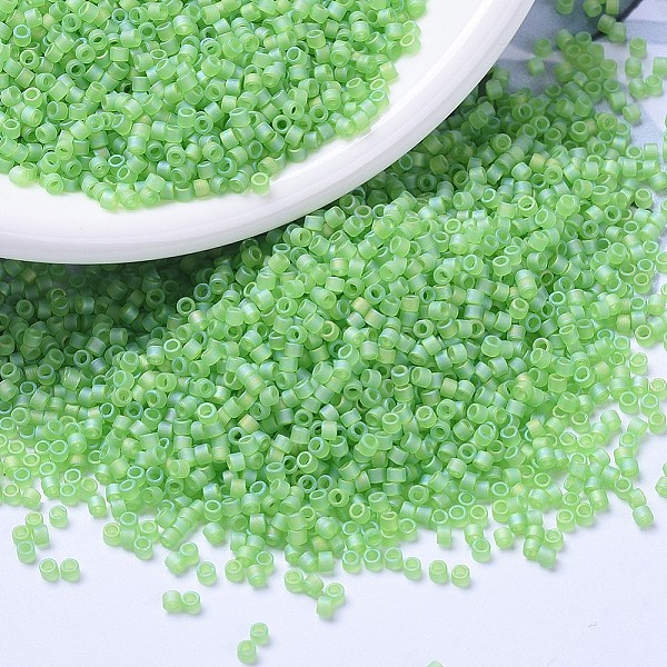 PandaHall MIYUKI Delica Beads, Cylinder, Japanese Seed Beads, 11/0, (DB1281) Matte Transparent Lime AB, 1.3x1.6mm, Hole: 0.8mm, about..., Green
PandaHall MIYUKI Delica Beads, Cylinder, Japanese Seed Beads, 11/0, (DB1281) Matte Transparent Lime AB, 1.3x1.6mm, Hole: 0.8mm, about..., Green