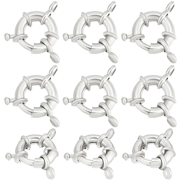 PandaHall Beebeecraft 10Pcs Rack Plating Brass Spring Clasps, 925 Sterling Silver Plated, 13x5mm, Hole: 2mm Brass
PandaHall Beebeecraft 10Pcs Rack Plating Brass Spring Clasps, 925 Sterling Silver Plated, 13x5mm, Hole: 2mm Brass