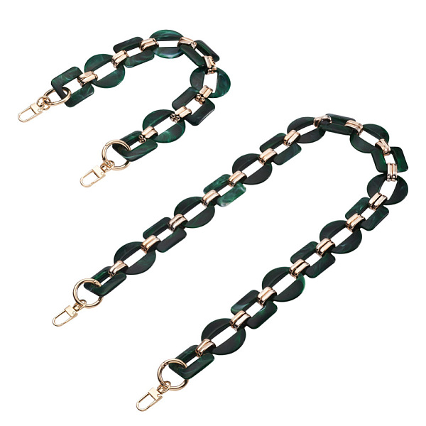 PandaHall Givenny-EU 2Pcs Oval & Square Acrylic Bag Handle, with Alloy Finding, Bag Replacement Accessories, Dark Green, 42.5~91.5cm...
PandaHall Givenny-EU 2Pcs Oval & Square Acrylic Bag Handle, with Alloy Finding, Bag Replacement Accessories, Dark Green, 42.5~91.5cm...