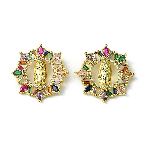 PandaHall Brass Micro Pave Colorful Cubic Zirconia Pendants, Huamn, Real 18K Gold Plated, 29.5x29.5x3mm, Hole: 3.5x2.5mm Brass+Cubic...
PandaHall Brass Micro Pave Colorful Cubic Zirconia Pendants, Huamn, Real 18K Gold Plated, 29.5x29.5x3mm, Hole: 3.5x2.5mm Brass+Cubic...