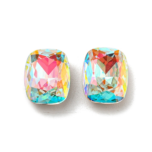 PandaHall Glass Rhinestone Cabochons, Point Back & Back Plated, Faceted, Rectangle, Crystal AB, 10x8x4mm Glass Rhinestone Rectangle Clear
PandaHall Glass Rhinestone Cabochons, Point Back & Back Plated, Faceted, Rectangle, Crystal AB, 10x8x4mm Glass Rhinestone Rectangle Clear