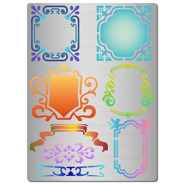 PandaHall Stainless Steel Metal Cutting Dies Stencils, for DIY Scrapbooking/Photo Album, Decorative Embossing, Matte Stainless Steel Color...
PandaHall Stainless Steel Metal Cutting Dies Stencils, for DIY Scrapbooking/Photo Album, Decorative Embossing, Matte Stainless Steel Color...
