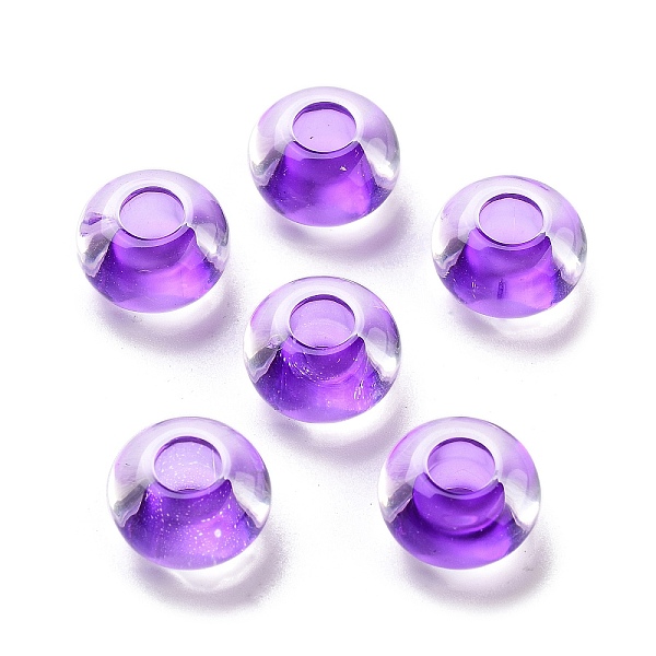 PandaHall Transparent Acrylic European Beads, Large Hole Beads, Rondelle, Blue Violet, 14x8.5mm, Hole: 5.5mm, about 537pcs/500g Acrylic...
PandaHall Transparent Acrylic European Beads, Large Hole Beads, Rondelle, Blue Violet, 14x8.5mm, Hole: 5.5mm, about 537pcs/500g Acrylic...
