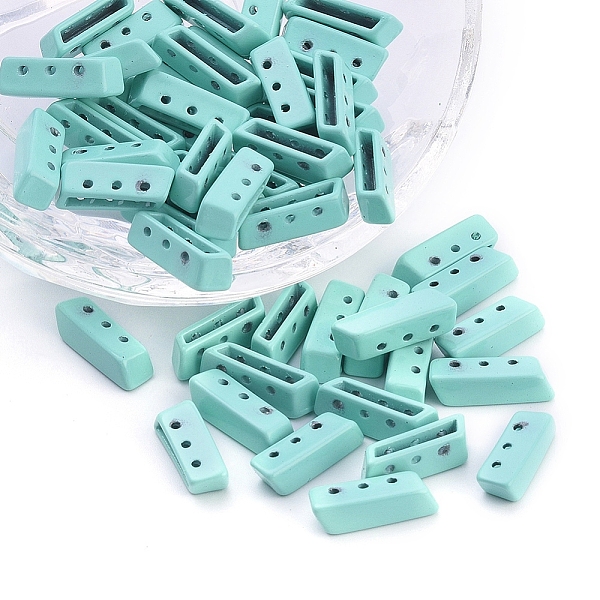 PandaHall Spray Painted Alloy Multi-Strand Links, For Tile Elastic Bracelets Making, Rectangle, Pale Turquoise, 5x14x4mm, Hole: 1mm Alloy..., Cyan
PandaHall Spray Painted Alloy Multi-Strand Links, For Tile Elastic Bracelets Making, Rectangle, Pale Turquoise, 5x14x4mm, Hole: 1mm Alloy..., Cyan