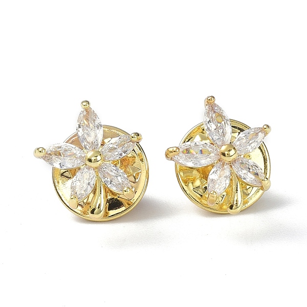 PandaHall Sparkling Flower Brooch Pin, Brass Cubic Zirconia Breastpin for Bride Girl Women, Golden, 14x13x14mm Brass+Cubic Zirconia Clear
PandaHall Sparkling Flower Brooch Pin, Brass Cubic Zirconia Breastpin for Bride Girl Women, Golden, 14x13x14mm Brass+Cubic Zirconia Clear