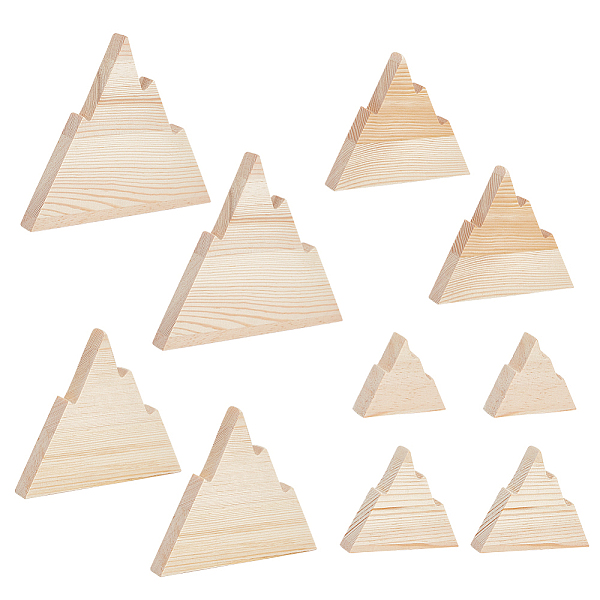 PandaHall 10Pcs 5Styles Wood Cutouts, Mountain, 4.9~14.8x4.8~17.8x1.8~1.85cm, 2pcs/style Wood Mountain
PandaHall 10Pcs 5Styles Wood Cutouts, Mountain, 4.9~14.8x4.8~17.8x1.8~1.85cm, 2pcs/style Wood Mountain