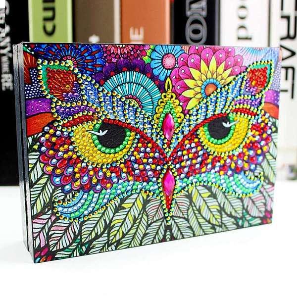 PandaHall DIY 5D Diamond Painting Jewelry Box Kits, including Sponge, Resin Rhinestones, Diamond Sticky Pen, Tray Plate and Glue Clay, Owl...
PandaHall DIY 5D Diamond Painting Jewelry Box Kits, including Sponge, Resin Rhinestones, Diamond Sticky Pen, Tray Plate and Glue Clay, Owl...