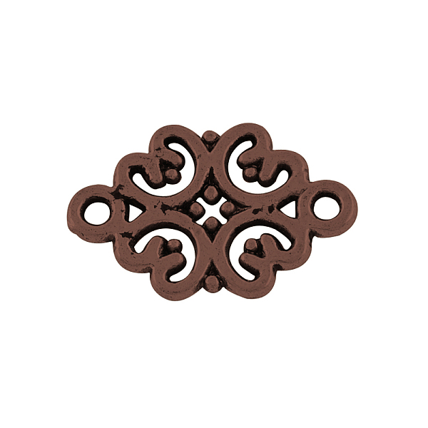 PandaHall Tibetan Style Alloy Flower Links connectors, Cadmium Free & Nickel Free & Lead Free, Red Copper, 13x19.5x1mm, Hole: 2mm, about...
PandaHall Tibetan Style Alloy Flower Links connectors, Cadmium Free & Nickel Free & Lead Free, Red Copper, 13x19.5x1mm, Hole: 2mm, about...