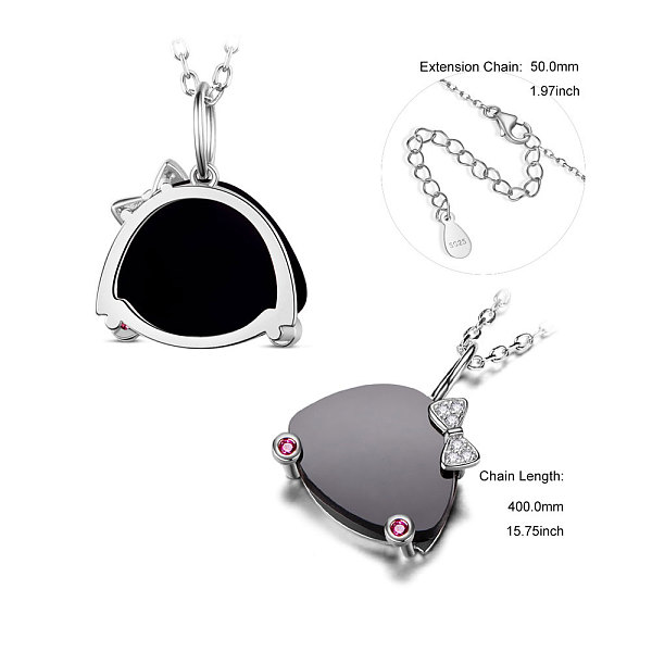PandaHall SHEGRACE Rhodium Plated 925 Sterling Silver Pendant Necklaces, with Grade AAA Cubic Zirconia and Acrylic, with S925 Stamp, Girl...
PandaHall SHEGRACE Rhodium Plated 925 Sterling Silver Pendant Necklaces, with Grade AAA Cubic Zirconia and Acrylic, with S925 Stamp, Girl...