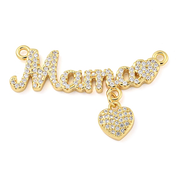 PandaHall Rack Plating Brass Micro Pave Cubic Zirconia Pendants, Cadmium Free & Lead Free, Long-Lasting Plated, Word Mama with Heart for..., Clear
PandaHall Rack Plating Brass Micro Pave Cubic Zirconia Pendants, Cadmium Free & Lead Free, Long-Lasting Plated, Word Mama with Heart for..., Clear