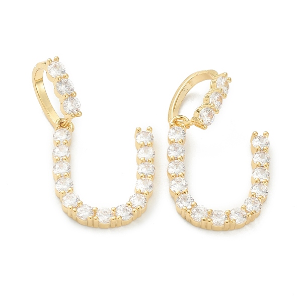 PandaHall Brass Micro Pave Clear Cubic Zirconia Pendants, Real 18K Gold Plated, Letter, Letter.U, 19~22.5x10.5~20x2.5mm, Hole: 9.5x6mm...
PandaHall Brass Micro Pave Clear Cubic Zirconia Pendants, Real 18K Gold Plated, Letter, Letter.U, 19~22.5x10.5~20x2.5mm, Hole: 9.5x6mm...