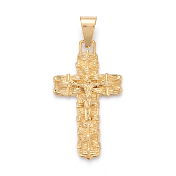 PandaHall Easter 304 Stainless Steel Big Pendants, Crucifix Cross, Golden, 51.5x29.5x5mm, Hole: 7x12mm 304 Stainless Steel Cross
PandaHall Easter 304 Stainless Steel Big Pendants, Crucifix Cross, Golden, 51.5x29.5x5mm, Hole: 7x12mm 304 Stainless Steel Cross
