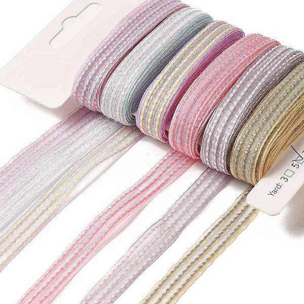 PandaHall Polyester and Nylon Ribbon Sets, for Bowknot Making, Gift Wrapping, Mixed Color, 3/8 inch(9~11mm), about 5.00 Yards(4.57m)/Bag..., Multicolor
PandaHall Polyester and Nylon Ribbon Sets, for Bowknot Making, Gift Wrapping, Mixed Color, 3/8 inch(9~11mm), about 5.00 Yards(4.57m)/Bag..., Multicolor
