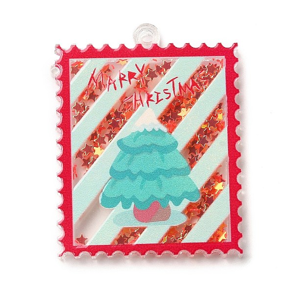 PandaHall Christmas Acrylic Pendants, with Paper, Stamp, Christmas Tree, 49x38x4mm, Hole: 2.4mm Acrylic Christmas Tree
PandaHall Christmas Acrylic Pendants, with Paper, Stamp, Christmas Tree, 49x38x4mm, Hole: 2.4mm Acrylic Christmas Tree