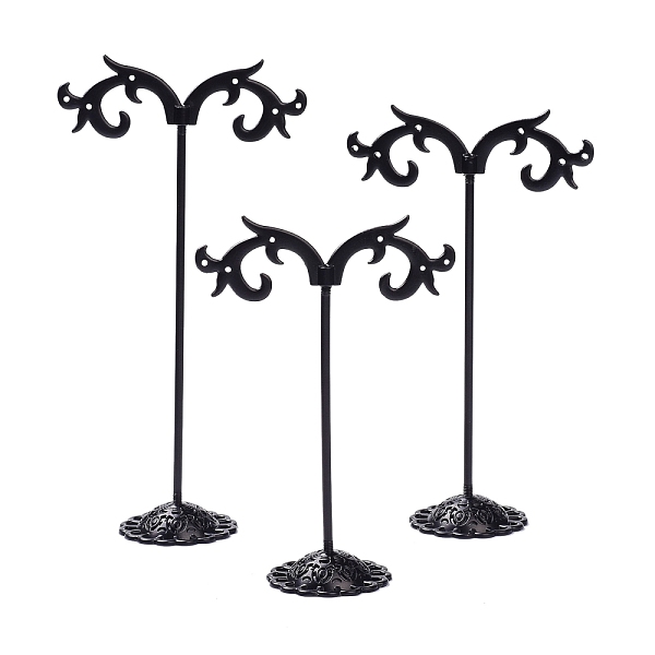 PandaHall T Bar Iron Earring Displays Sets, Jewelry Display Rack, Jewelry Tree Stand, Gunmetal, 7.2x3.5x10.5~14cm, Hole: 1.2mm, 3pcs/set...
PandaHall T Bar Iron Earring Displays Sets, Jewelry Display Rack, Jewelry Tree Stand, Gunmetal, 7.2x3.5x10.5~14cm, Hole: 1.2mm, 3pcs/set...