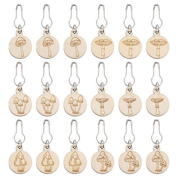 PandaHall CHGCRAFT 18Pcs Knitting Stitch Marker Mushroom Pattern Removable Wood Locking Stitch Markers with Safety Pin for DIY Weaving...
PandaHall CHGCRAFT 18Pcs Knitting Stitch Marker Mushroom Pattern Removable Wood Locking Stitch Markers with Safety Pin for DIY Weaving...