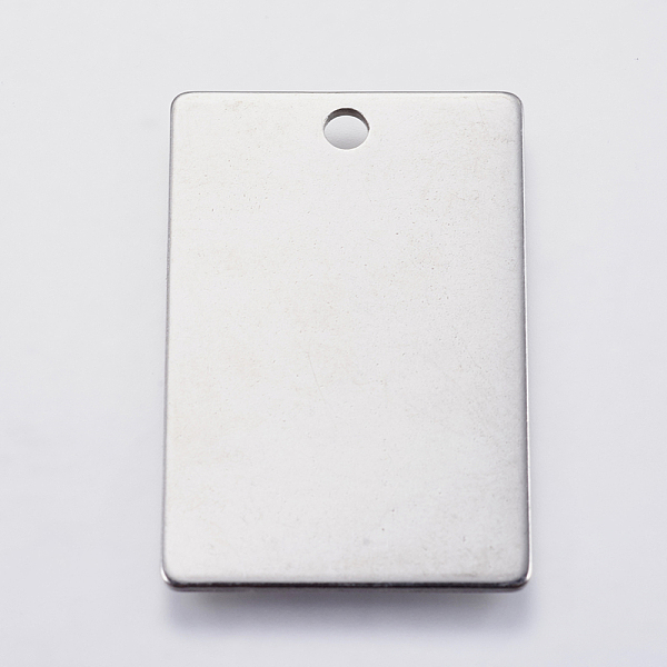 PandaHall 201 Stainless Steel Pendants, Rectangle, Stamping Blank Tag, Stainless Steel Color, 30x20x1mm, Hole: 2.5mm 201 Stainless Steel...
PandaHall 201 Stainless Steel Pendants, Rectangle, Stamping Blank Tag, Stainless Steel Color, 30x20x1mm, Hole: 2.5mm 201 Stainless Steel...