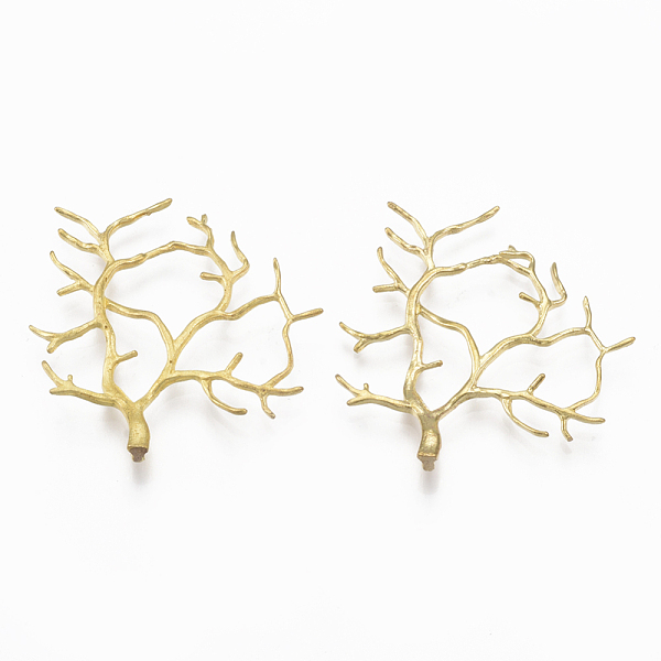 PandaHall Brass Pendants, Nickel Free, Branch, Raw(Unplated), 34x34.5x2mm, Hole: 4x2mm Brass Branch
PandaHall Brass Pendants, Nickel Free, Branch, Raw(Unplated), 34x34.5x2mm, Hole: 4x2mm Brass Branch