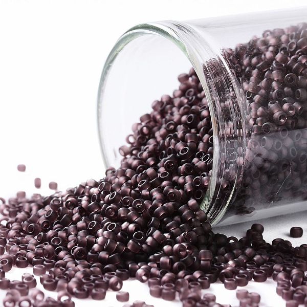 PandaHall TOHO Round Seed Beads, Japanese Seed Beads, (6CF) Transparent Frost Amethyst, 15/0, 1.5mm, Hole: 0.7mm, about 3000pcs/bottle..., Purple
PandaHall TOHO Round Seed Beads, Japanese Seed Beads, (6CF) Transparent Frost Amethyst, 15/0, 1.5mm, Hole: 0.7mm, about 3000pcs/bottle..., Purple