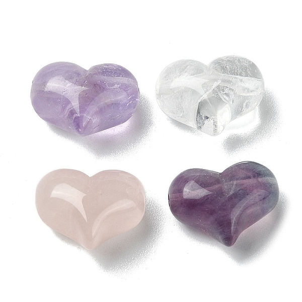 PandaHall Natural Mixed Gemstone Beads, Heart, 14~14.5x18x10.5~11mm, Hole: 1mm Mixed Stone Heart
PandaHall Natural Mixed Gemstone Beads, Heart, 14~14.5x18x10.5~11mm, Hole: 1mm Mixed Stone Heart