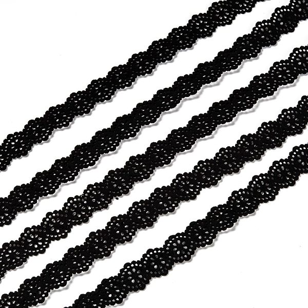 PandaHall Hollow Flower Faux Sueded Cord, Faux Suede Lace, Black, 18x1.5mm, about 1.47 yards(1.35m)/strand Faux Suede Black
PandaHall Hollow Flower Faux Sueded Cord, Faux Suede Lace, Black, 18x1.5mm, about 1.47 yards(1.35m)/strand Faux Suede Black