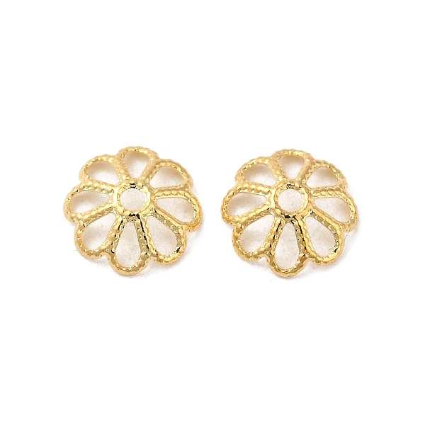 PandaHall 316 Stainless Steel Bead Caps, Multi-Petal, Flower, Real 18K Gold Plated, 8.5x2.5mm, Hole: 1.5mm 316 Surgical Stainless Steel
PandaHall 316 Stainless Steel Bead Caps, Multi-Petal, Flower, Real 18K Gold Plated, 8.5x2.5mm, Hole: 1.5mm 316 Surgical Stainless Steel