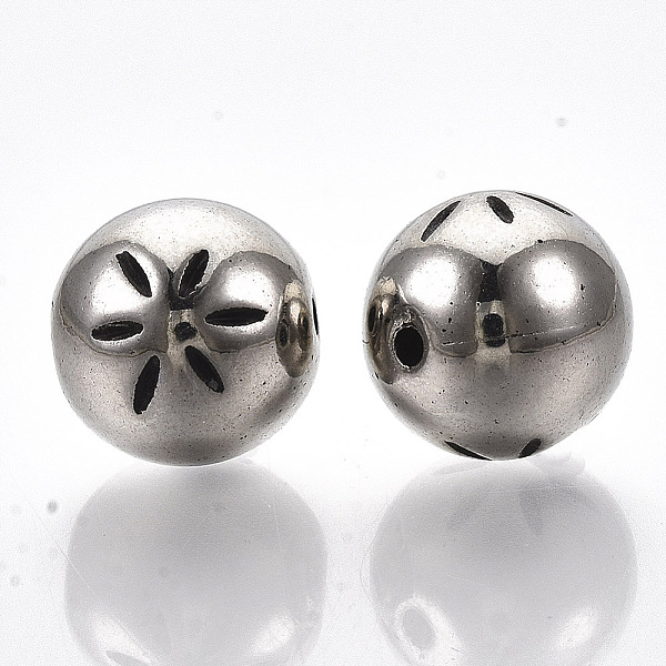 PandaHall CCB Plastic Beads, Round with Flower, Antique Silver, 11.5x11mm, Hole: 1.4mm, about 550pcs/500g Plastic Round
PandaHall CCB Plastic Beads, Round with Flower, Antique Silver, 11.5x11mm, Hole: 1.4mm, about 550pcs/500g Plastic Round