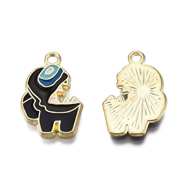 PandaHall Alloy Enamel Pendants, Cadmium Free & Lead Free, Light Gold, Dog Charm, Black, 21x14x1.5mm, Hole: 1.8mm Alloy+Enamel Dog Black
PandaHall Alloy Enamel Pendants, Cadmium Free & Lead Free, Light Gold, Dog Charm, Black, 21x14x1.5mm, Hole: 1.8mm Alloy+Enamel Dog Black