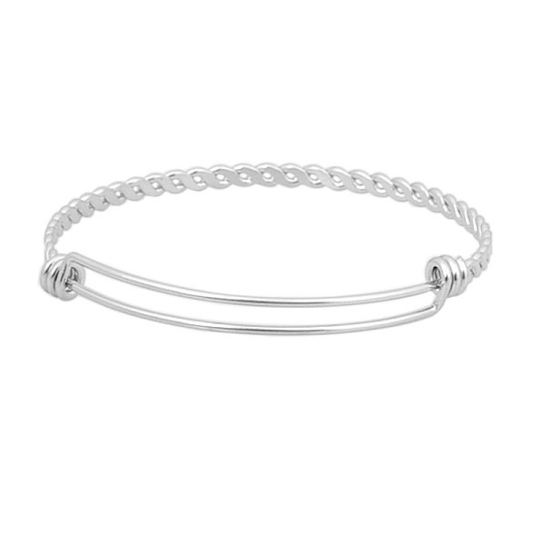 PandaHall Adjustable 304 Stainless Steel Expandable Bangle Making, Stainless Steel Color, 65mm Stainless Steel
PandaHall Adjustable 304 Stainless Steel Expandable Bangle Making, Stainless Steel Color, 65mm Stainless Steel