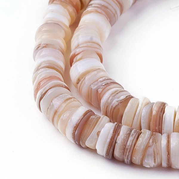 PandaHall Natural Shell Beads Strands, Dyed, Disc, Antique White, 4.9~6x0.4~6mm, Hole: 1.4mm, about 15.94 inch~16.14 inch(40.5~41cm) Other..., Orange
PandaHall Natural Shell Beads Strands, Dyed, Disc, Antique White, 4.9~6x0.4~6mm, Hole: 1.4mm, about 15.94 inch~16.14 inch(40.5~41cm) Other..., Orange