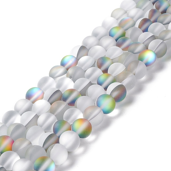 PandaHall Synthetic Moonstone Beads Strands, Frosted, Round, WhiteSmoke, 10mm, Hole: 1mm, about 38~40pcs/strand, 14.96''~15.16''(38~38.5cm)..., White
PandaHall Synthetic Moonstone Beads Strands, Frosted, Round, WhiteSmoke, 10mm, Hole: 1mm, about 38~40pcs/strand, 14.96''~15.16''(38~38.5cm)..., White
