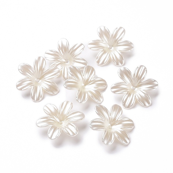 PandaHall Opaque Acrylic Bead Caps, 6-Petal Flower, White, 26x23.3x5.5mm, Hole: 1.6mm Acrylic White
PandaHall Opaque Acrylic Bead Caps, 6-Petal Flower, White, 26x23.3x5.5mm, Hole: 1.6mm Acrylic White