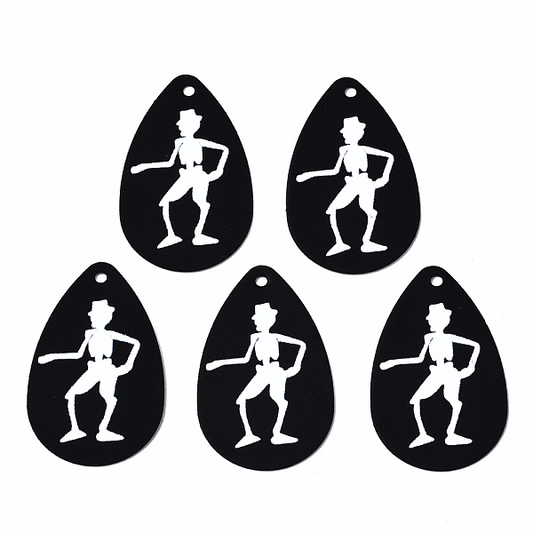 PandaHall Spray Painted Iron Pendants, Rubberized Style, 3D Printed, Man Print Pattern, Teardrop, White, 27.5x18x0.5mm, Hole: 1.2mm Iron...
PandaHall Spray Painted Iron Pendants, Rubberized Style, 3D Printed, Man Print Pattern, Teardrop, White, 27.5x18x0.5mm, Hole: 1.2mm Iron...